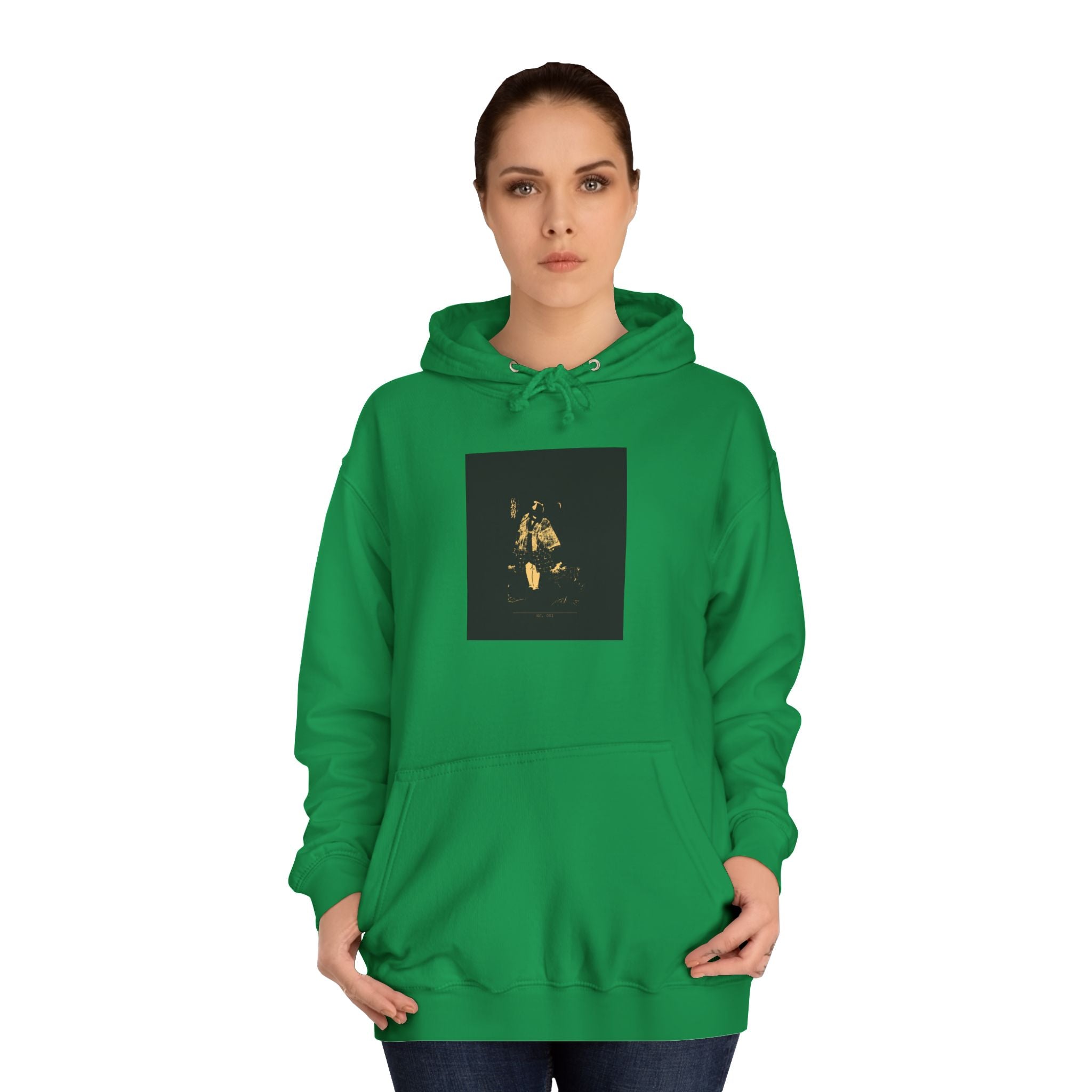 NO. 001 Gold Kabuki Samurai Ukiyo-e Graphic Hoodie