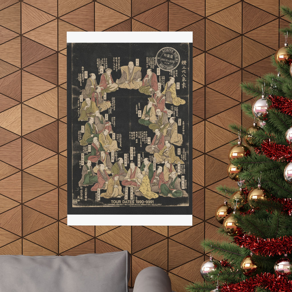 Vintage Bootleg — Portraits Of Twenty-Eight Metal Artists — Matte Poster