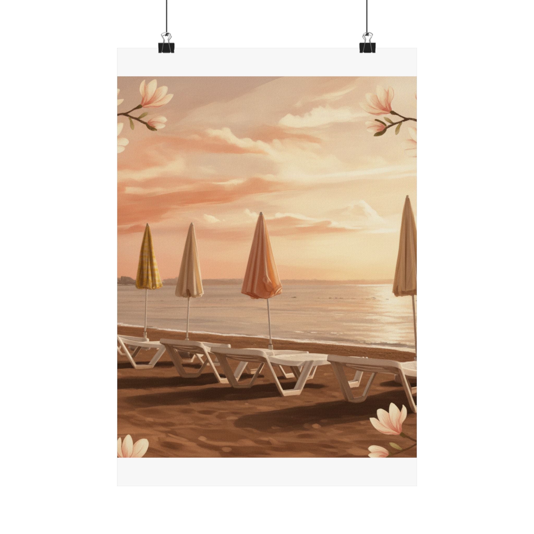 Southern Sunset — Umbrella — Matte Poster