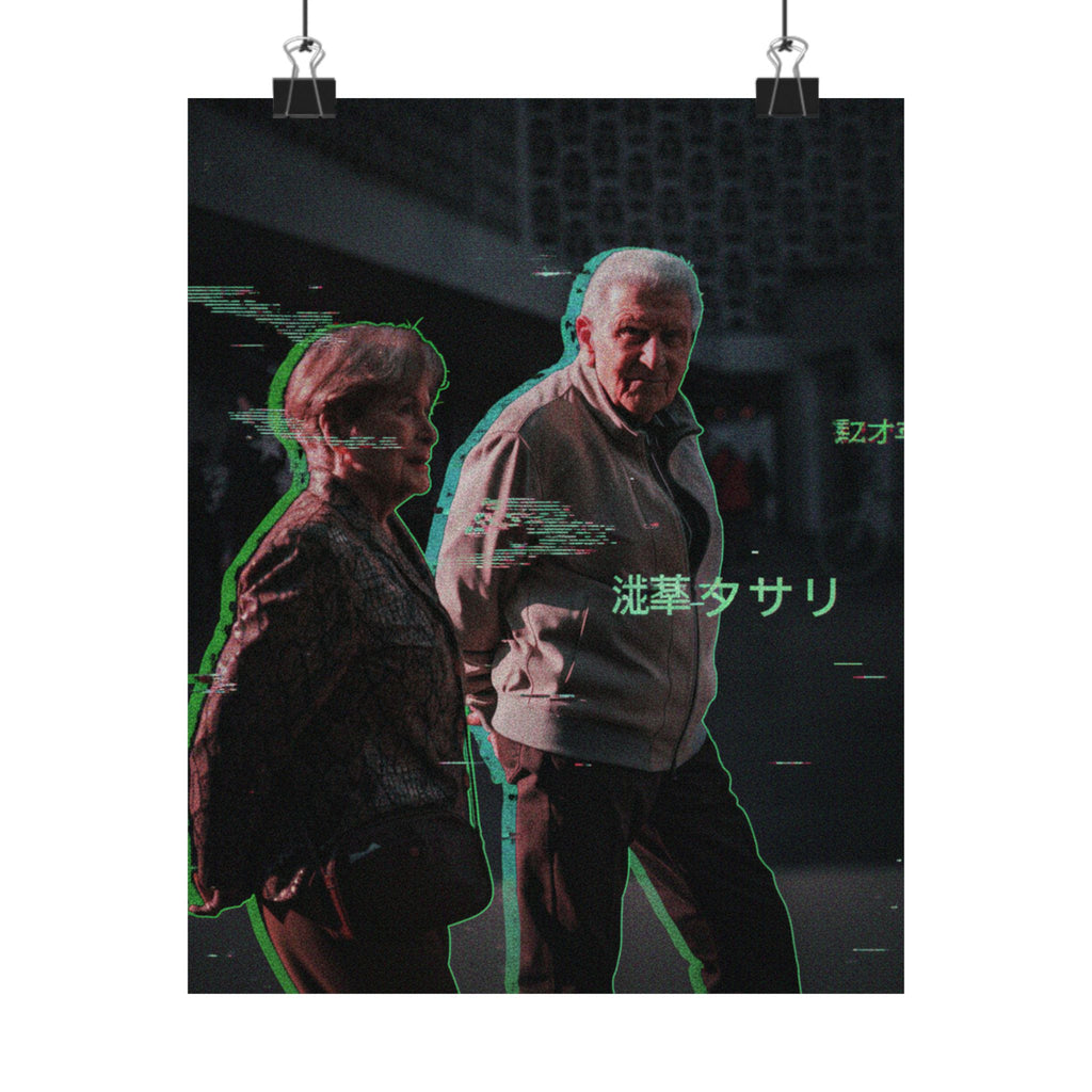 Glitch Culture — Person — Matte Poster