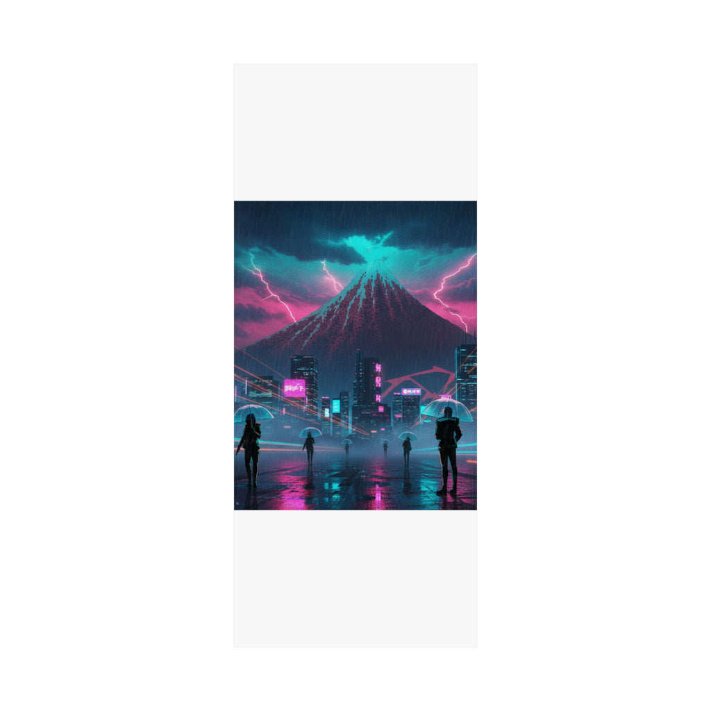 Neon Noir — Storm Below Mount Fuji (Sanka No Haku U), From The Series Thirty-Six Views Of Mo — Matte Poster