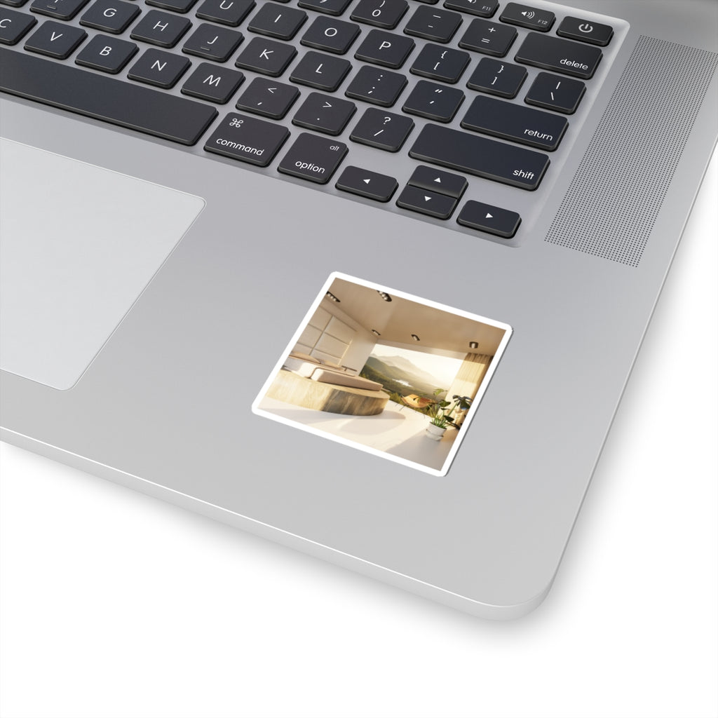Scenic Nature — Bedroom — Kiss-Cut Sticker