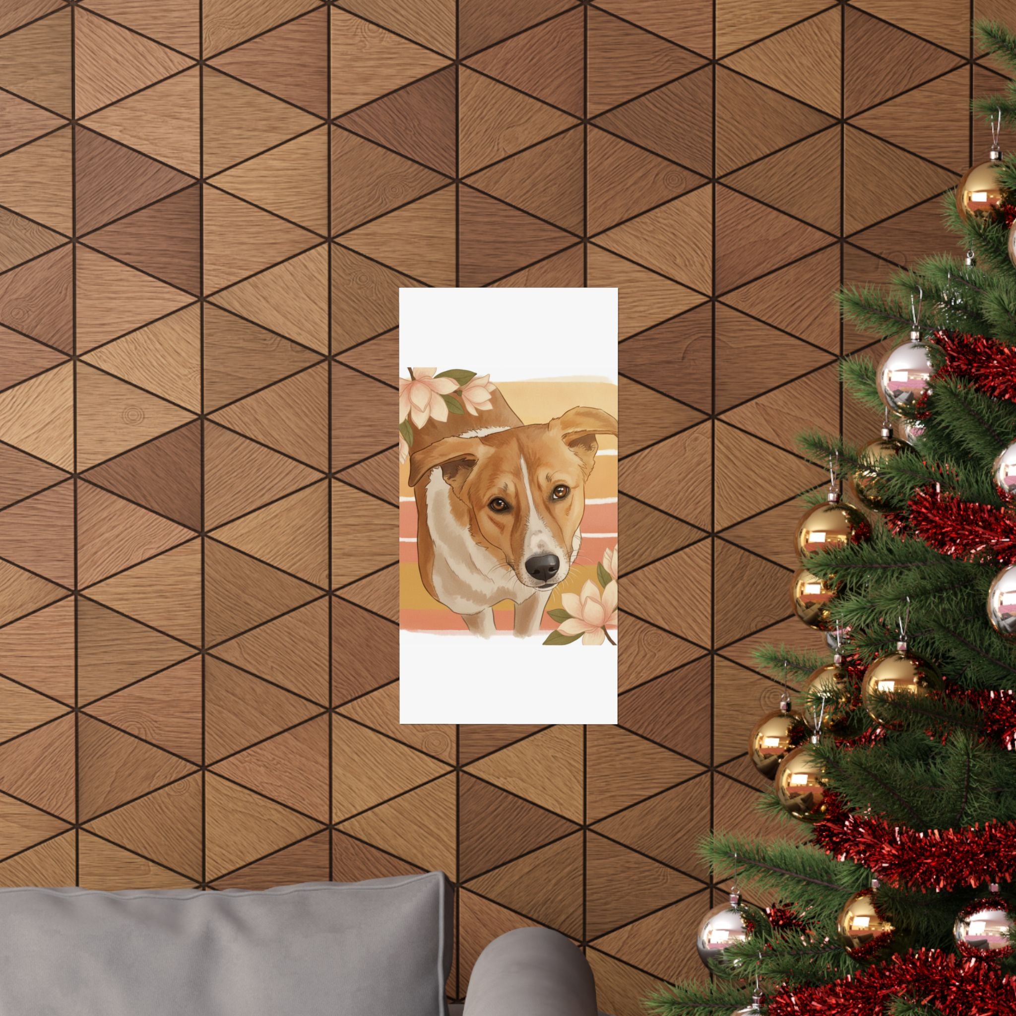 Southern Sunset — Dog — Matte Poster