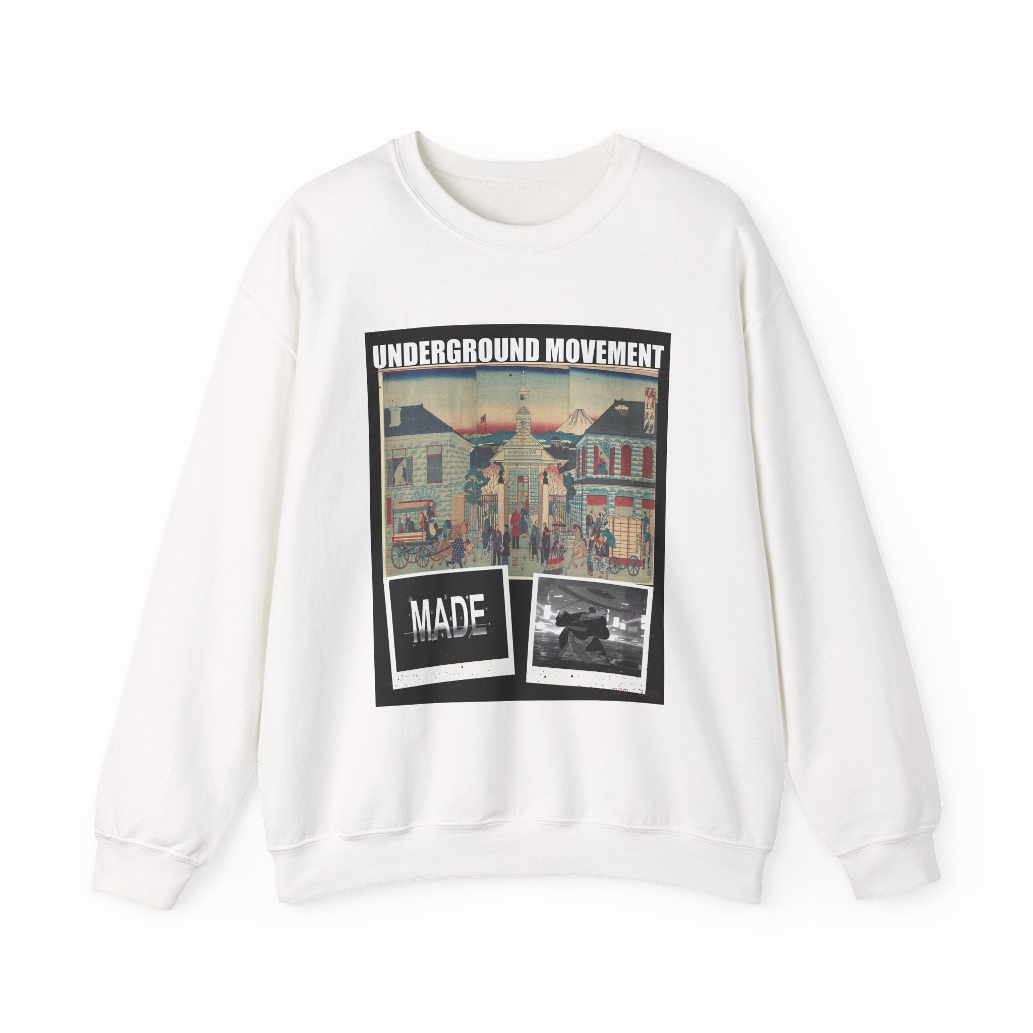 UNDERGROUND MOVEMENT crewneck sweatshirt by Zukkay