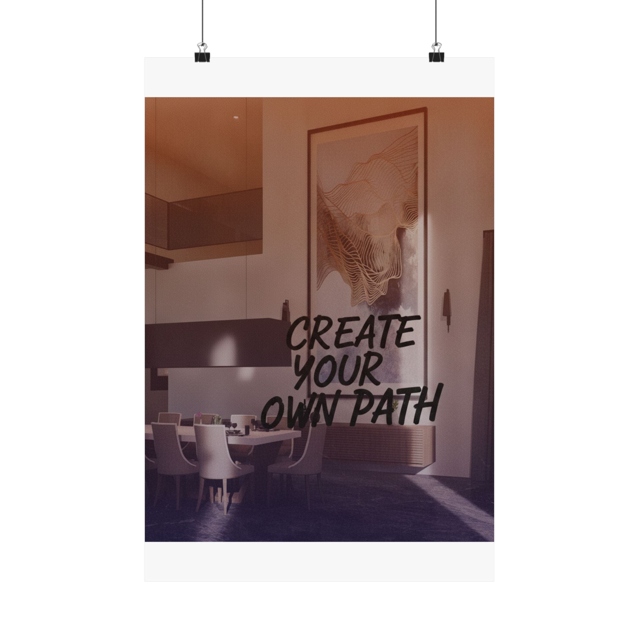 Affirmation — Abstract — Matte Poster