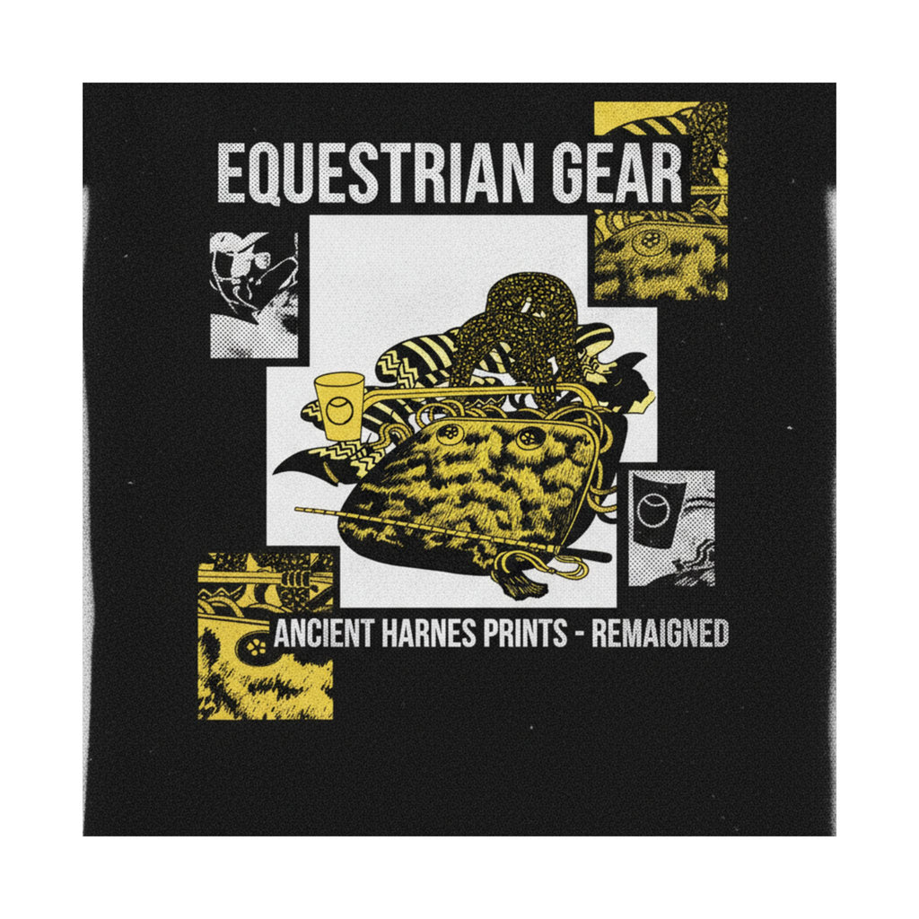 Streetwear Collage — Saddle, Horse-Dipper And Other Harness — Matte Poster