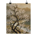Scenic Nature — Plum Tree In Blossom — Matte Poster