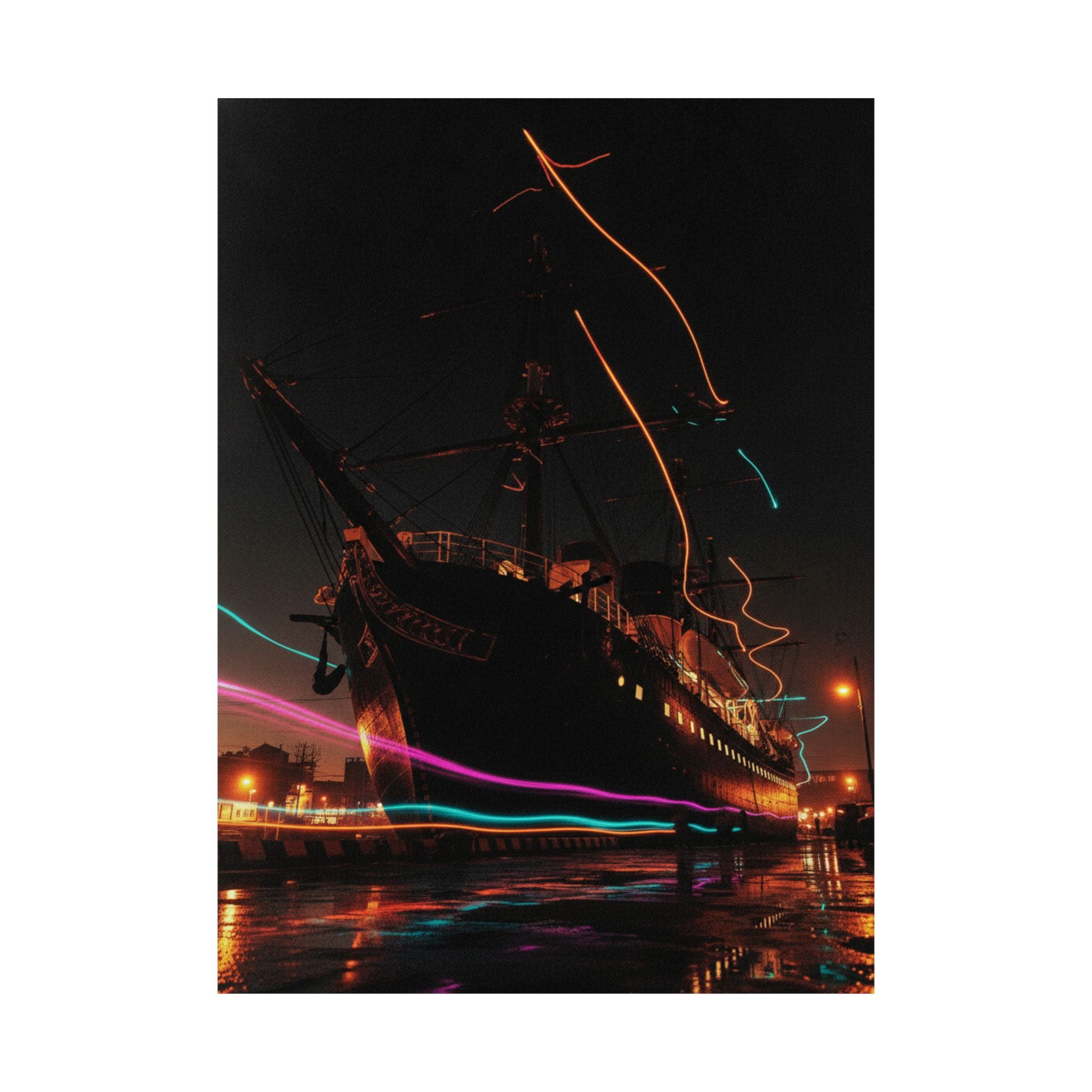 Fast Furious — Yokohama Trade: Picture Of Westerners Shipping Cargo — Matte Poster