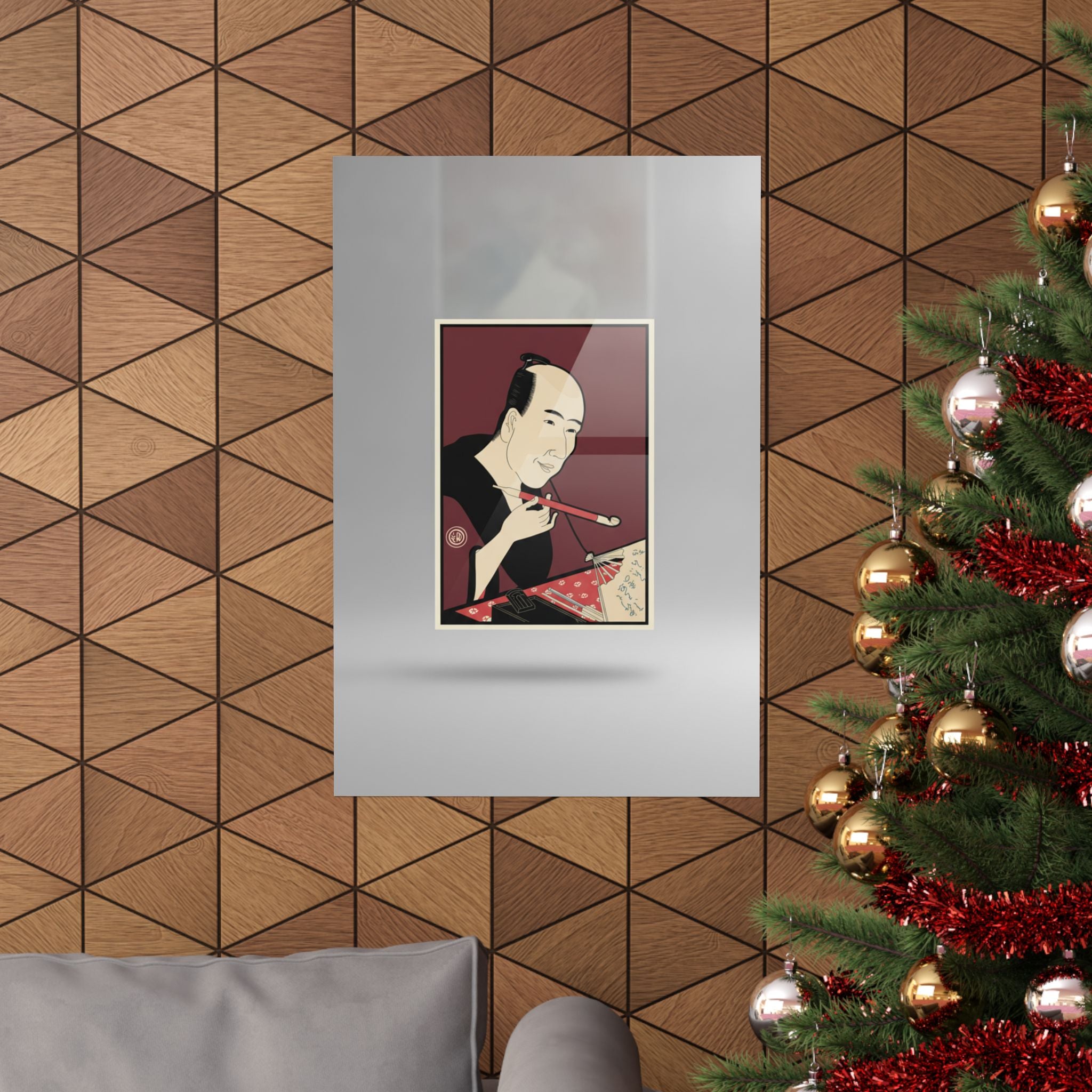 Product Marketing — The Writer Santō Kyōden (A.K.A. Kitao Masanobu) — Matte Poster
