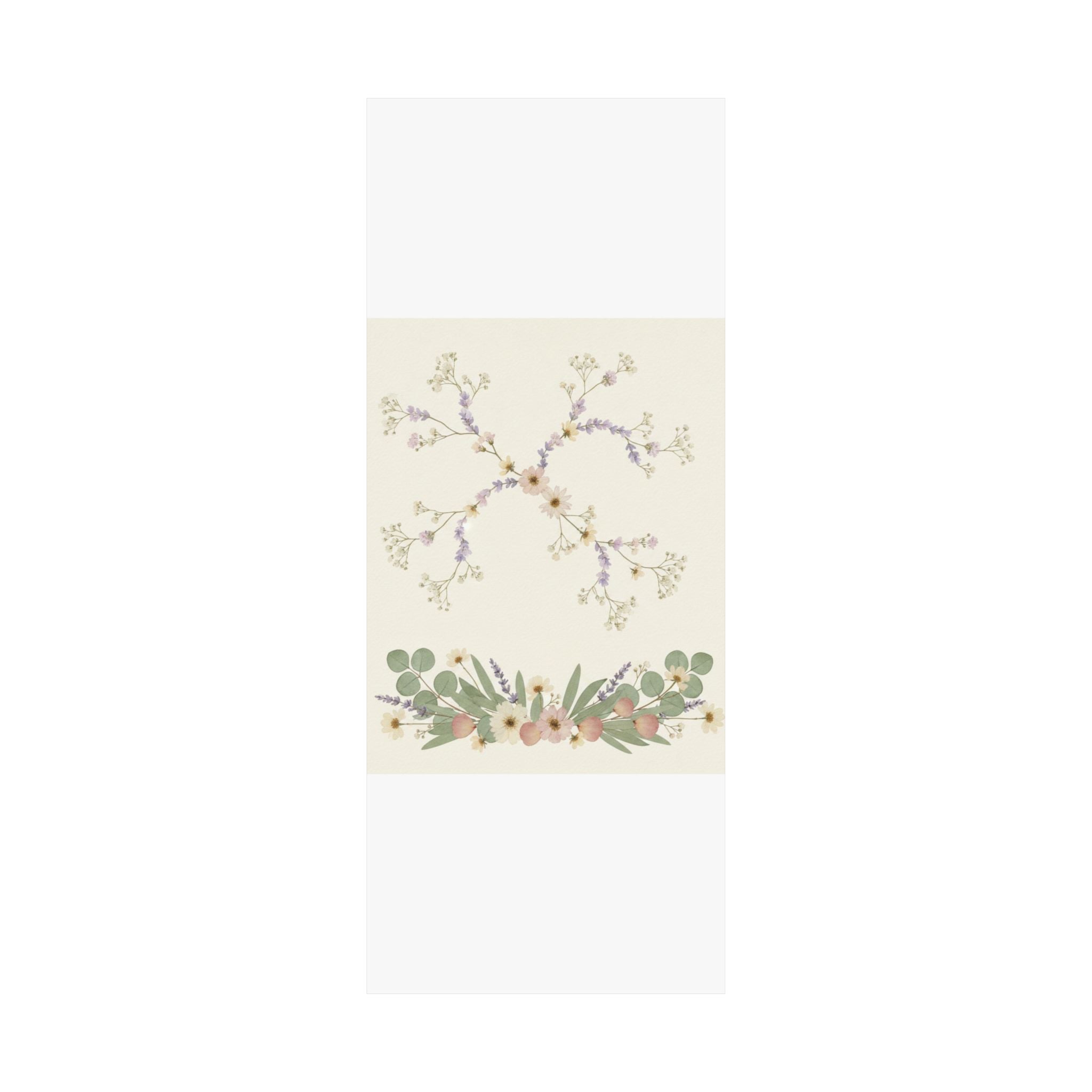 Pressed Lavender & Eucalyptus Garland Matte Poster