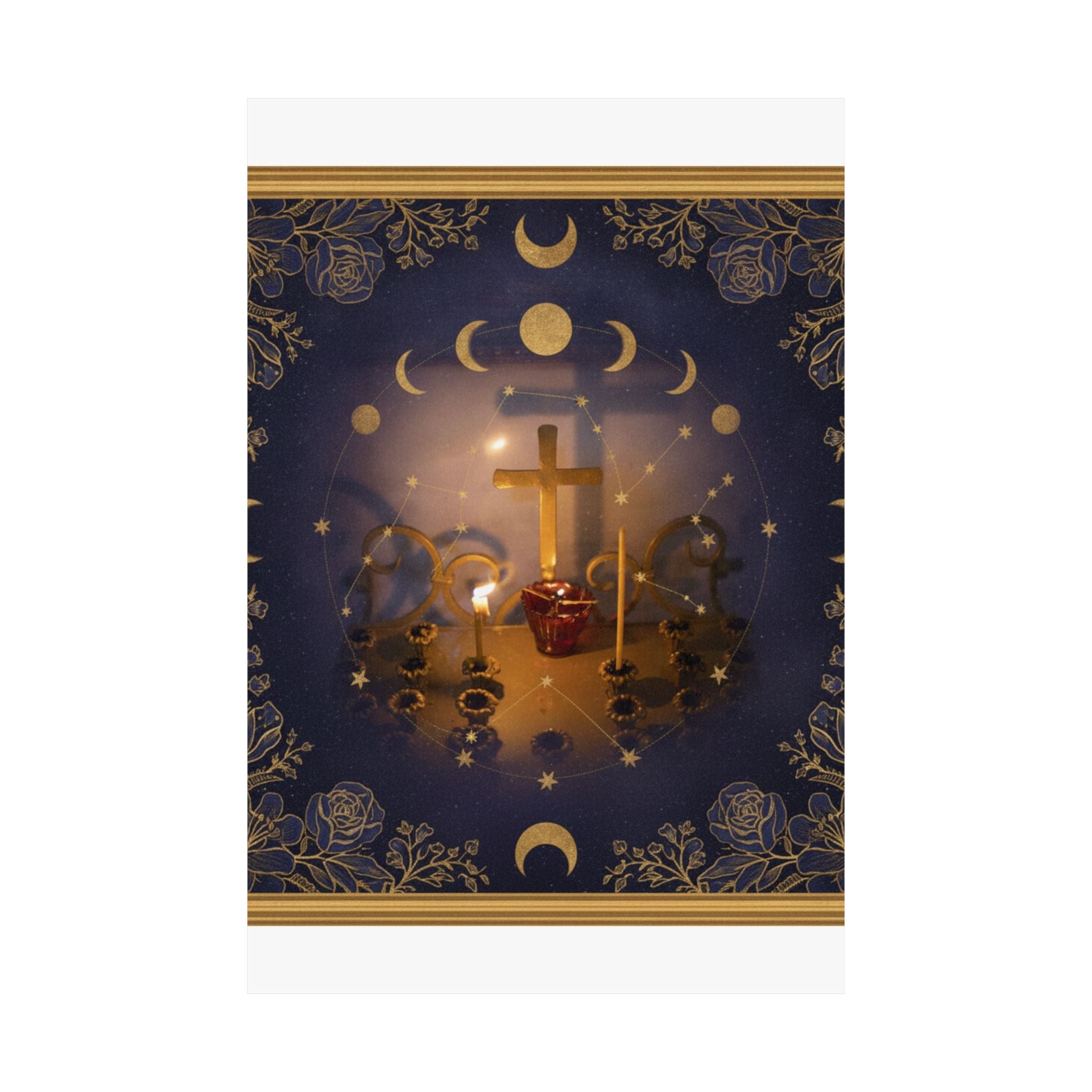 Celestial — Candle — Matte Poster