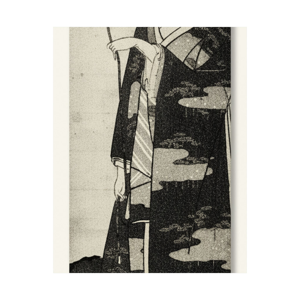 Ecommerce Main — A Woman Playing With A Monkey Which Has Climbed A Tree — Matte Poster