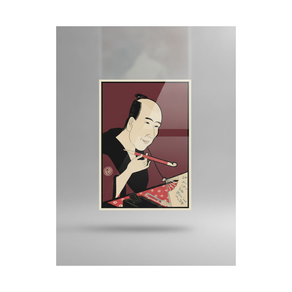 Product Marketing — The Writer Santō Kyōden (A.K.A. Kitao Masanobu) — Matte Poster