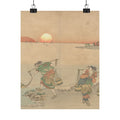 Scenic Nature — Three Water Carriers At The Shore — Matte Poster