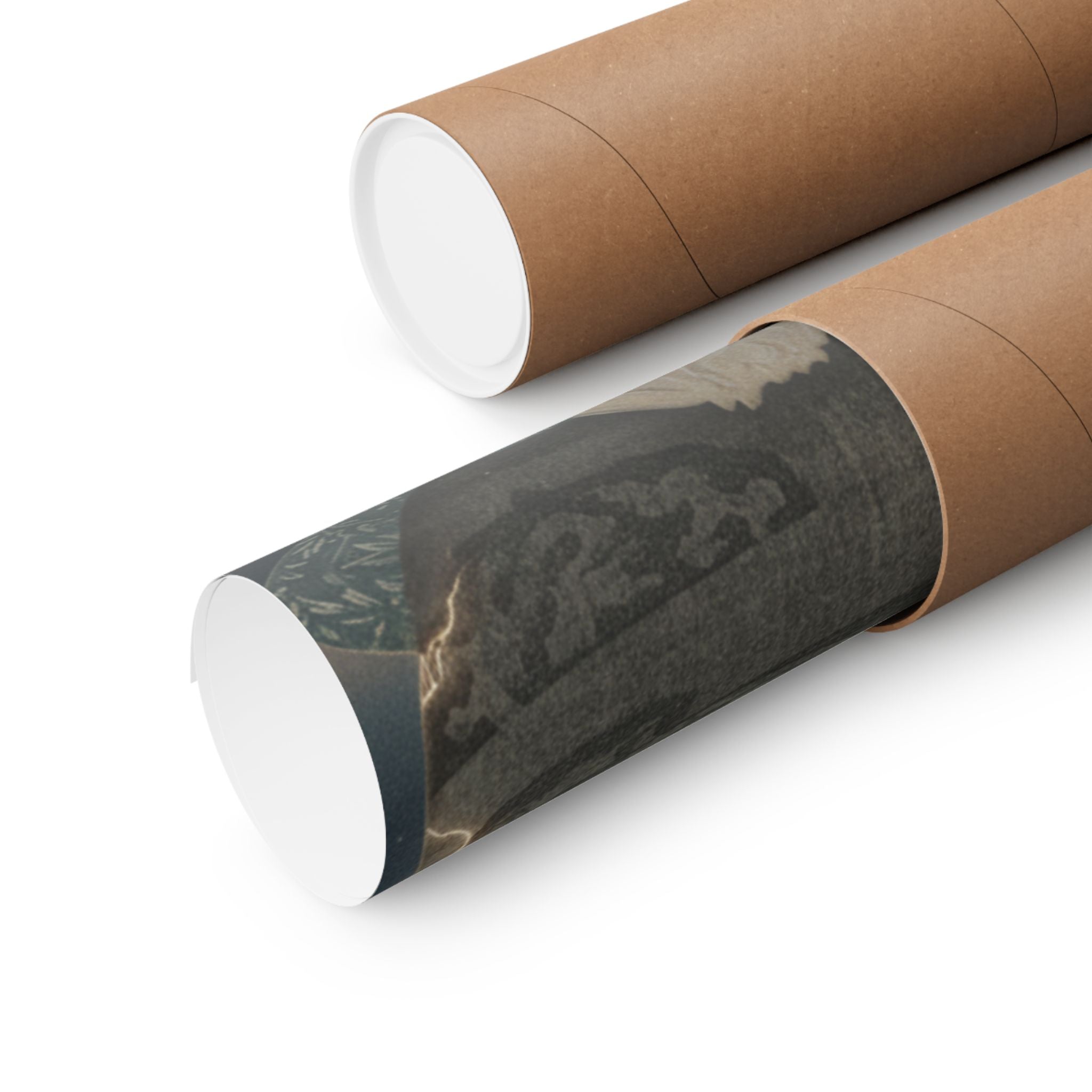 Dramatic Storm — Fire-Holder And Tea-Box — Matte Poster