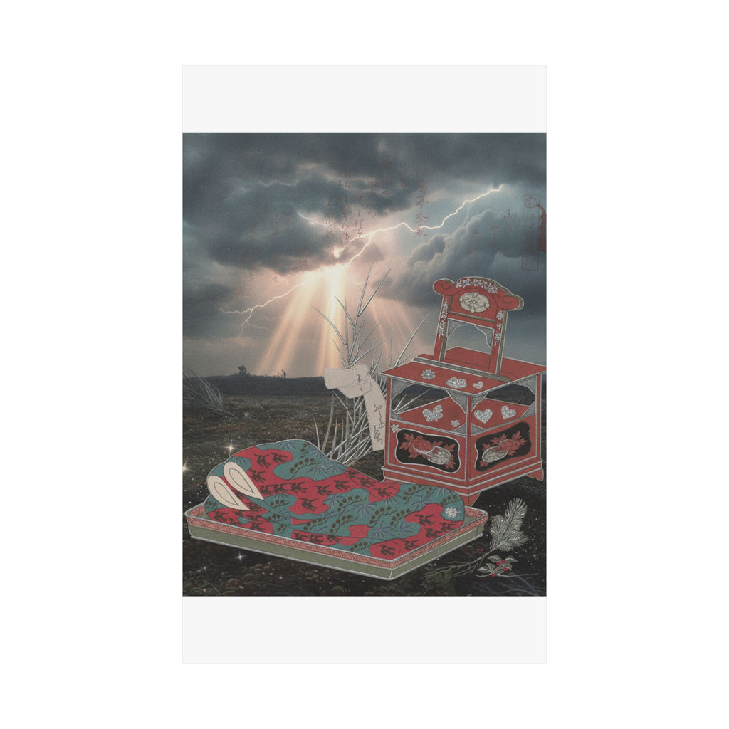 Dramatic Storm — Cabinet For The Toilet And Bed-Clothes — Matte Poster