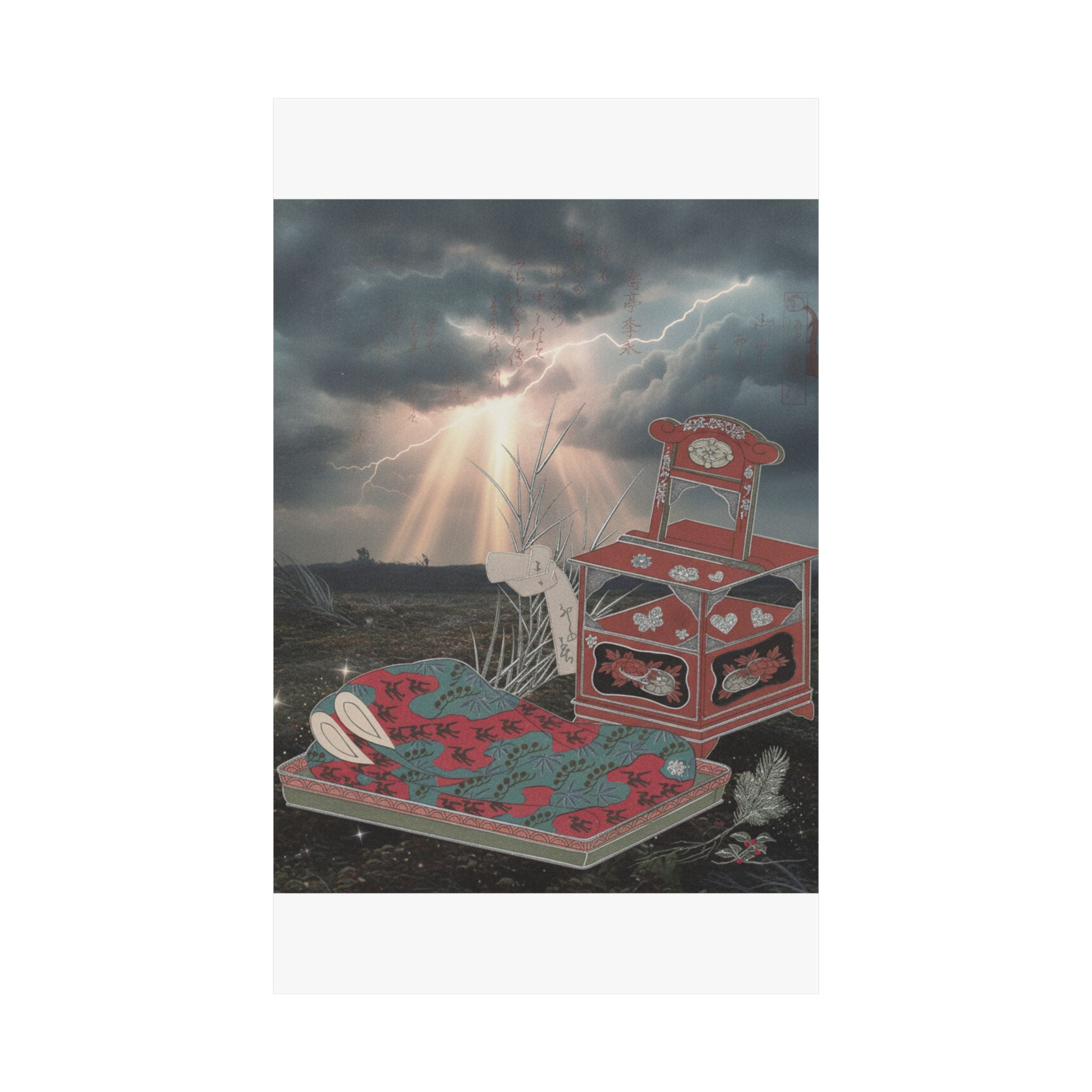 Dramatic Storm — Cabinet For The Toilet And Bed-Clothes — Matte Poster