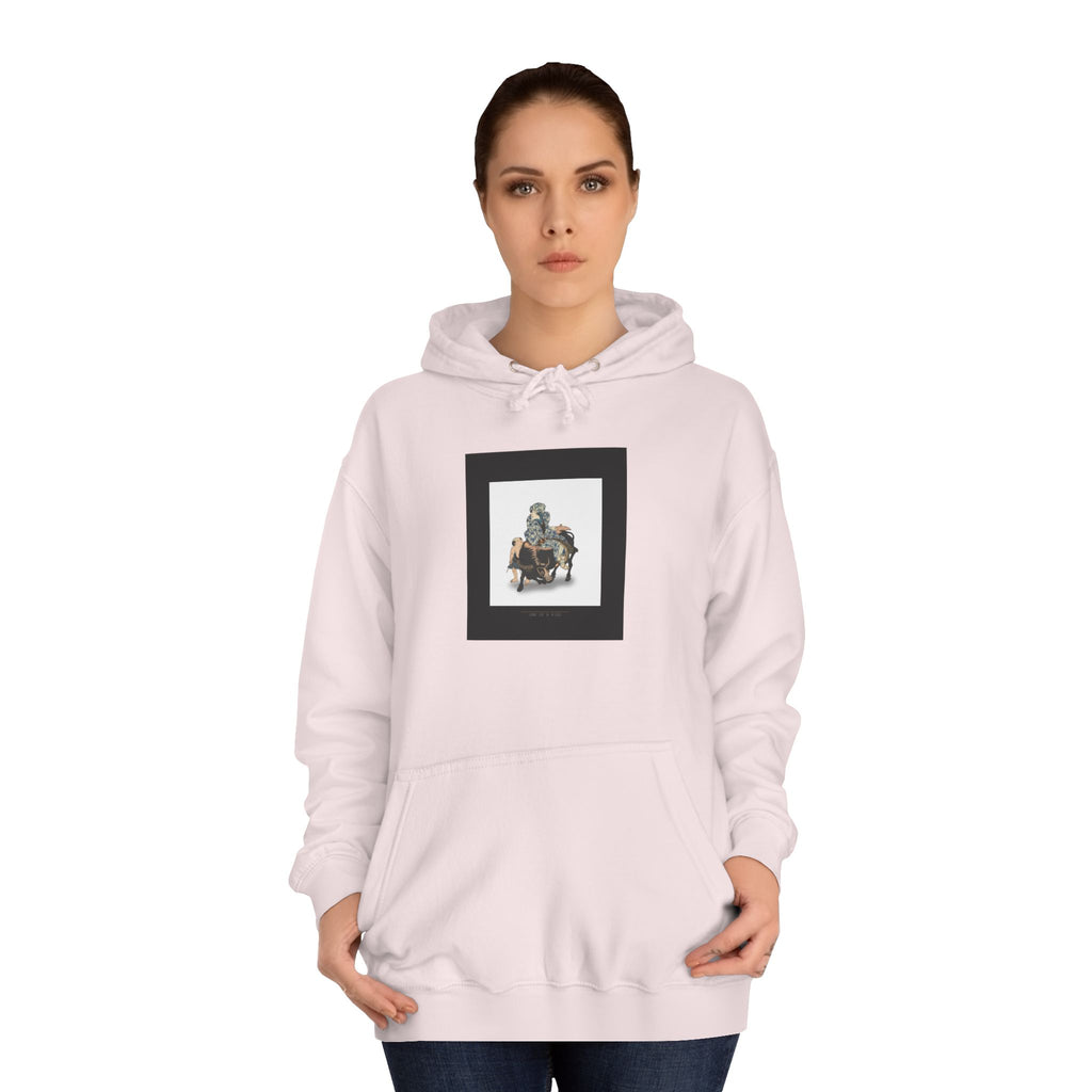 Ukiyo-e Sage Riding an Ox Woodblock Print Hoodie