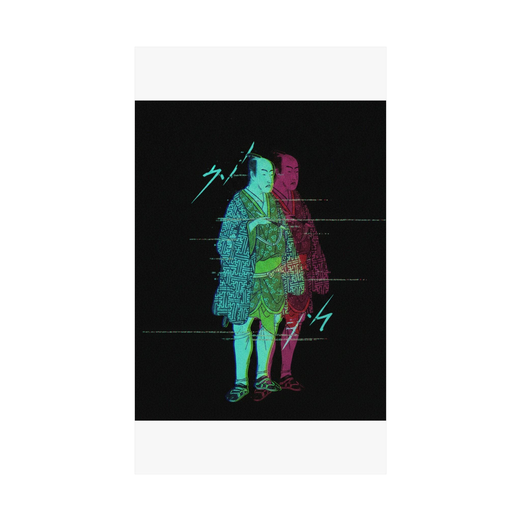 Glitch Culture — The Fourth Matsumoto Koshiro As A Man Dressed In A Short Kimono — Matte Poster