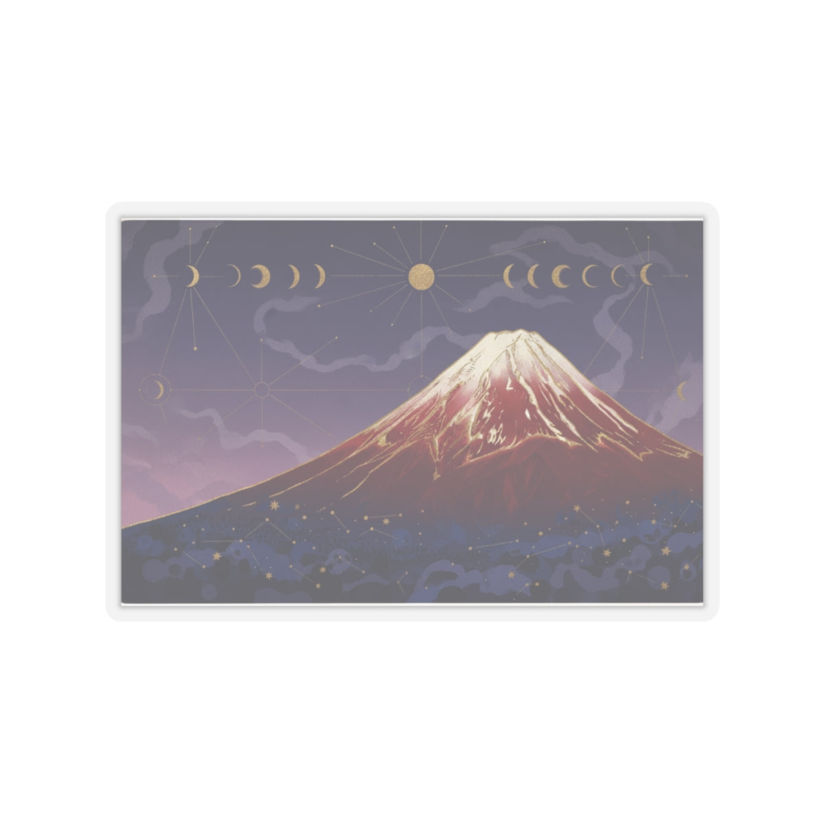 Celestial kiss-cut sticker — product view 5