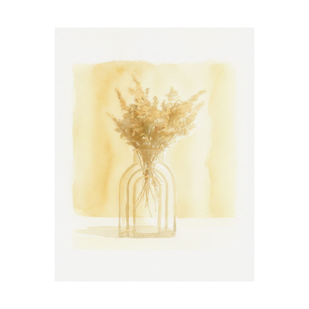 Watercolor — Flowers — Matte Poster