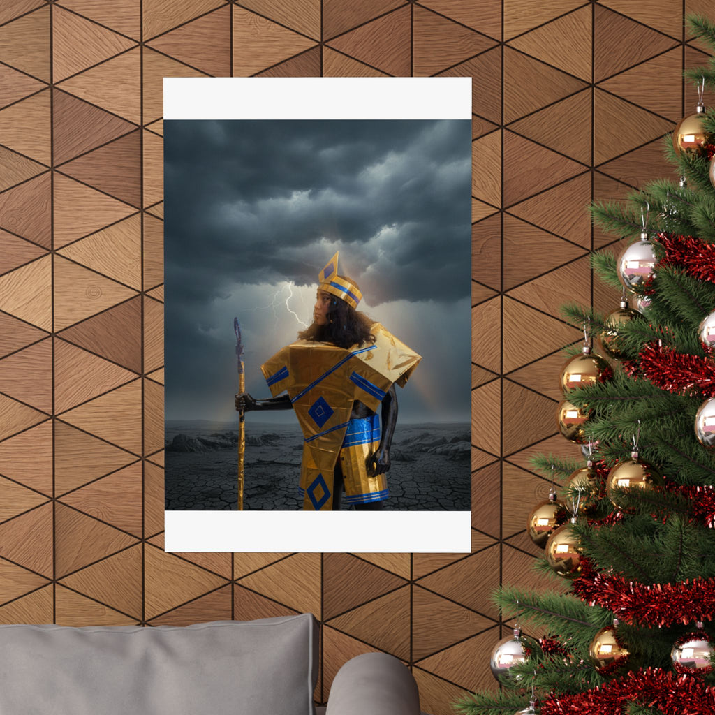 Dramatic Storm — Person — Matte Poster