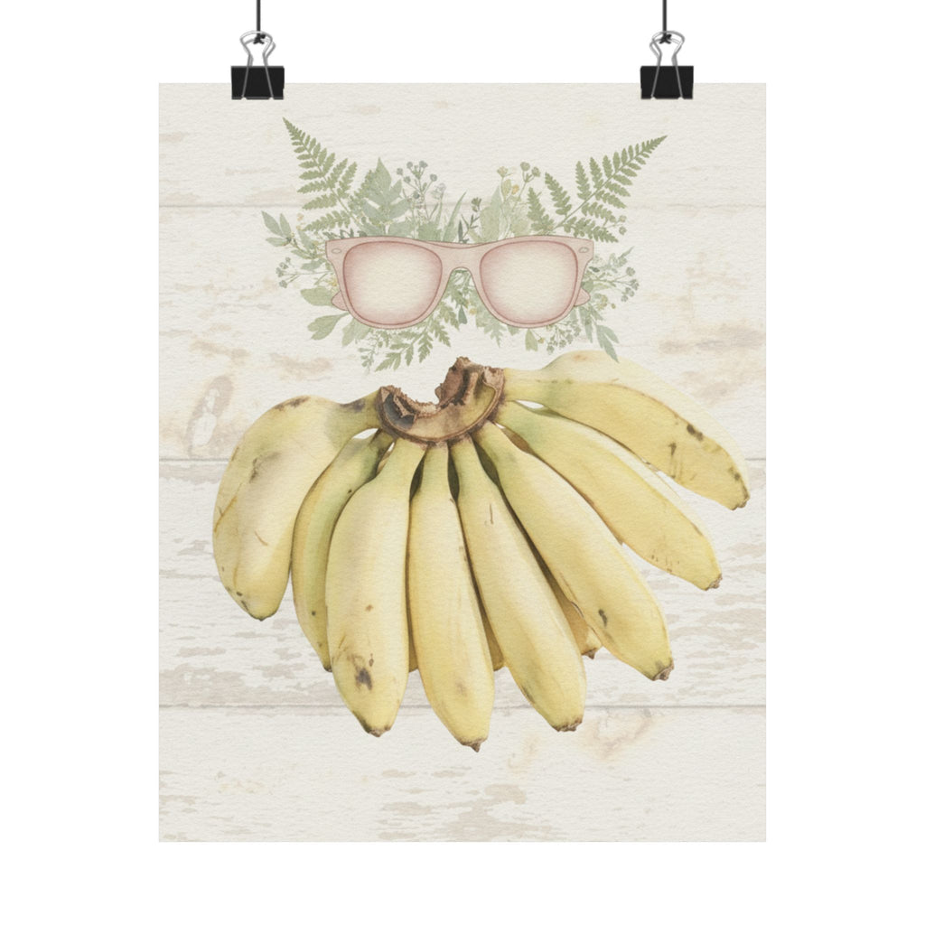 Botanical — Bananas — Matte Poster