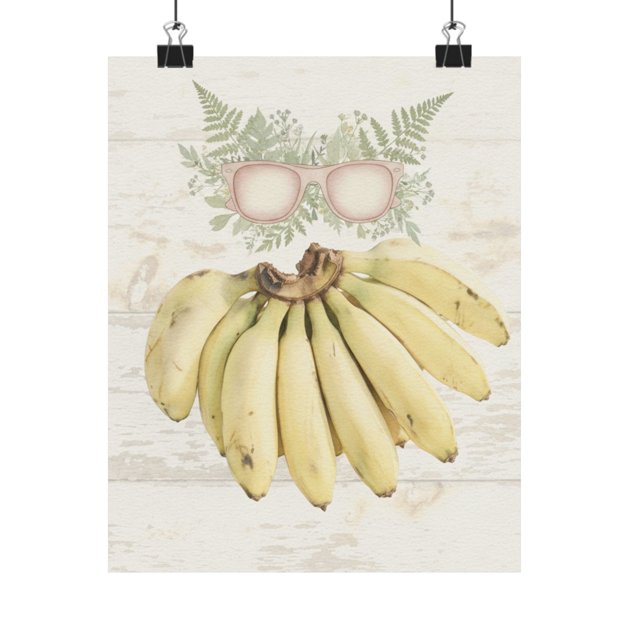 Botanical — Bananas — Matte Poster