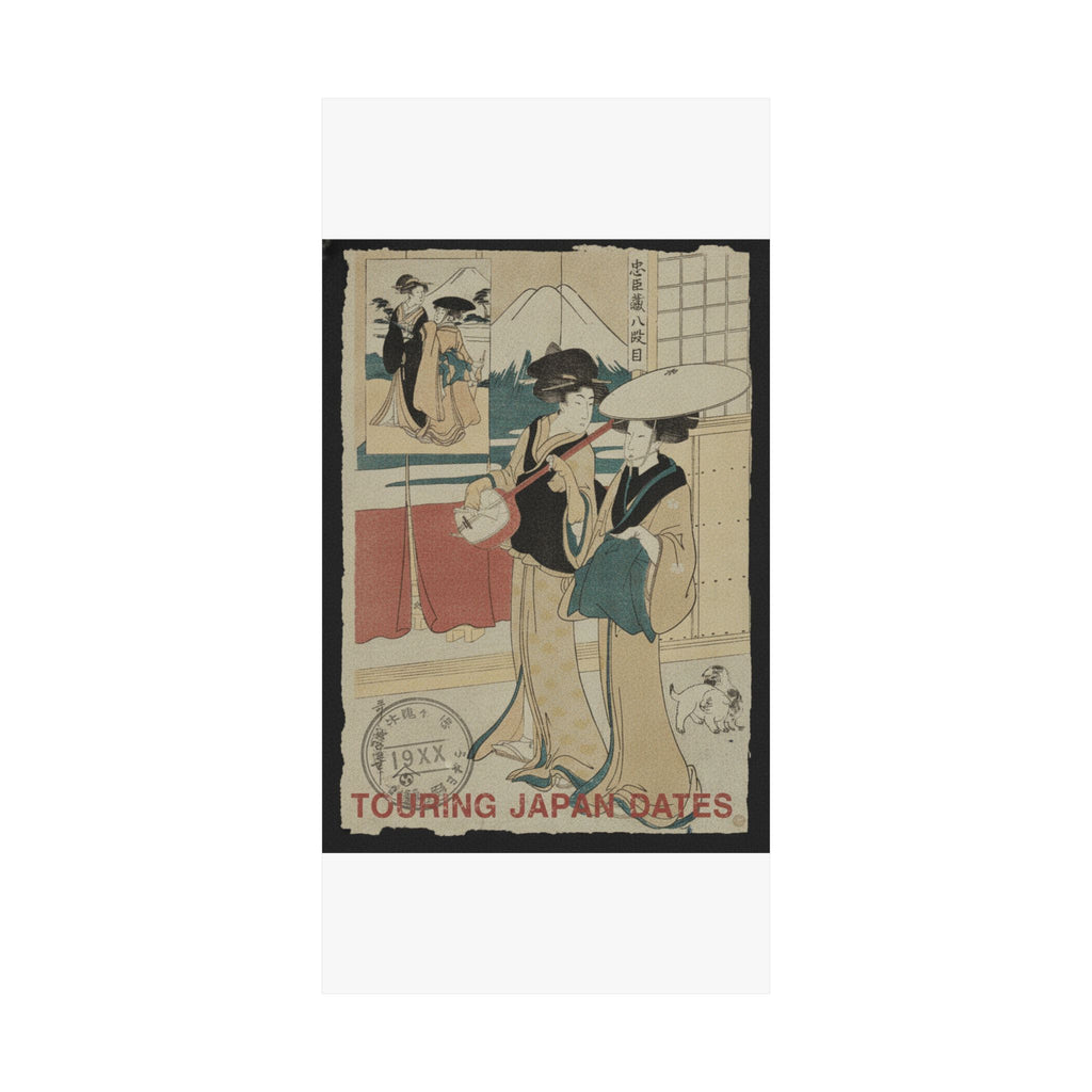 Vintage Bootleg — Two Tori-Oi, Or Itinerant Women Musicians Of The Eta Class — Matte Poster
