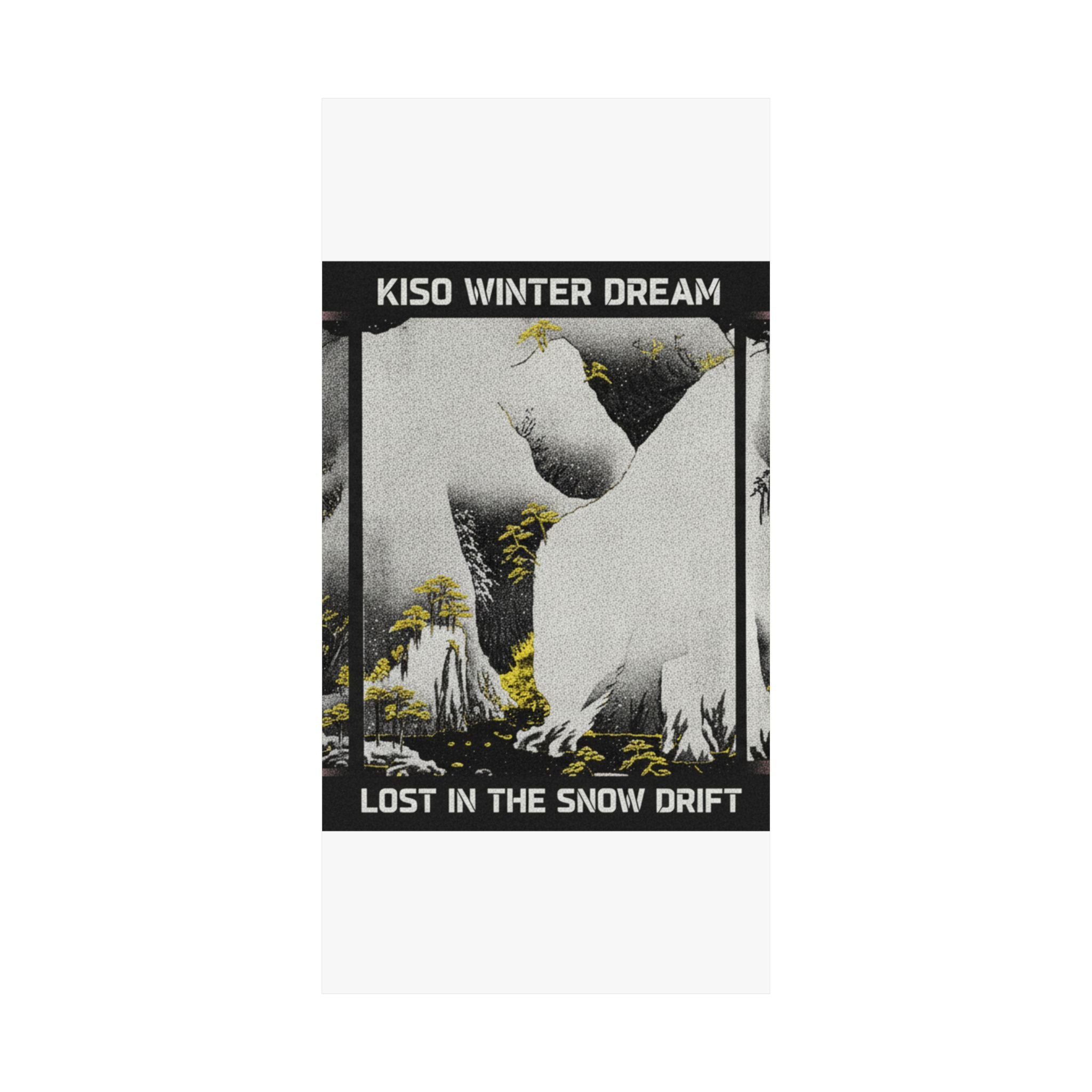 Streetwear Collage — Kiso Gorge In The Snow — Matte Poster