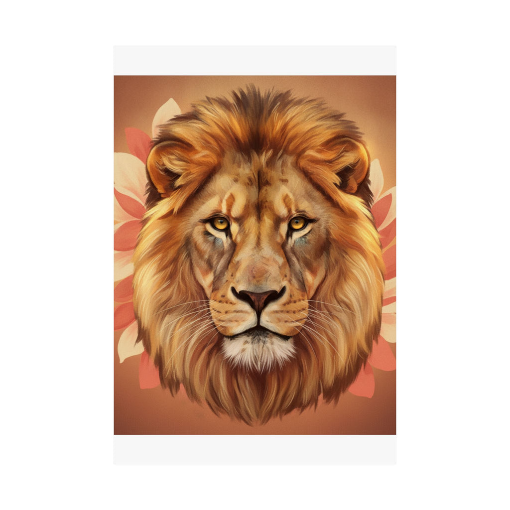 Southern Sunset — Lion — Matte Poster
