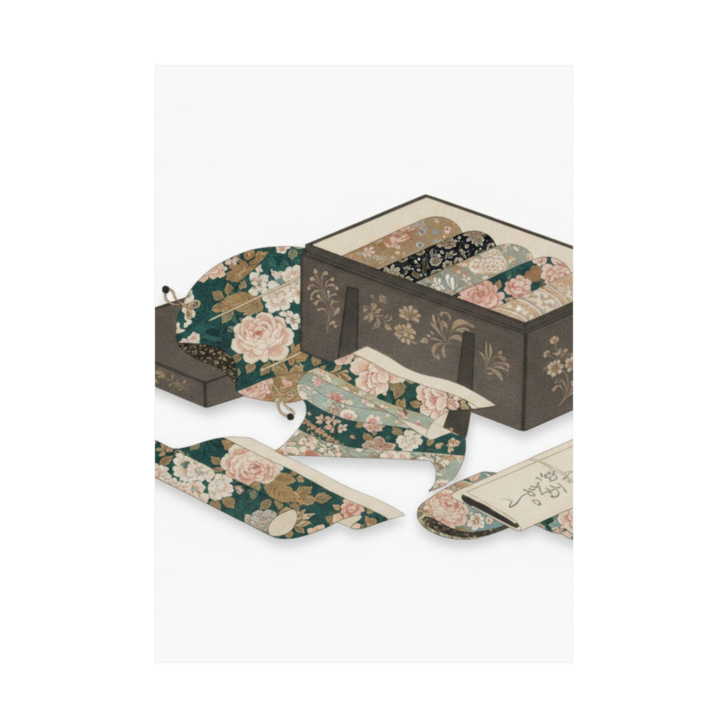 Ecommerce Main — Box With Draperies — Matte Poster