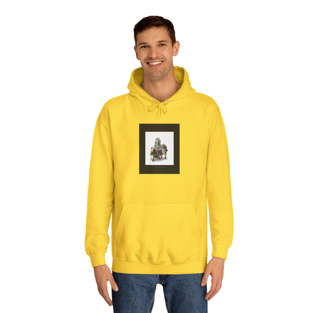 Ukiyo-e Sage Riding an Ox Woodblock Print Hoodie