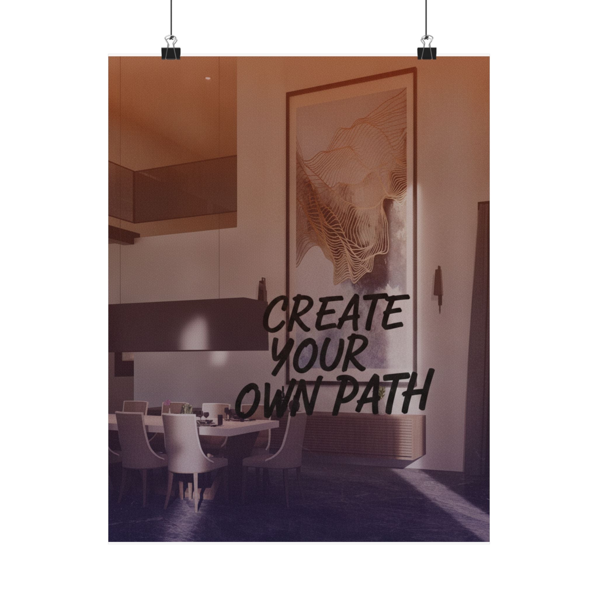 Affirmation — Abstract — Matte Poster