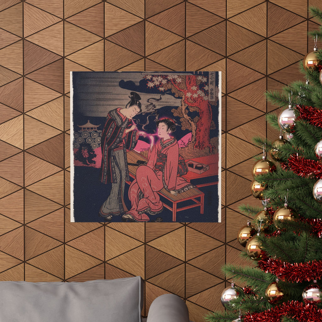 Japanese Street — Sotoba; One Of Seven Komachi — Matte Poster