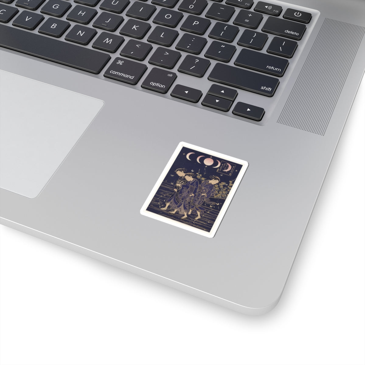 Celestial — The Tama River At Ide, Yamashiro Province — Kiss-Cut Sticker