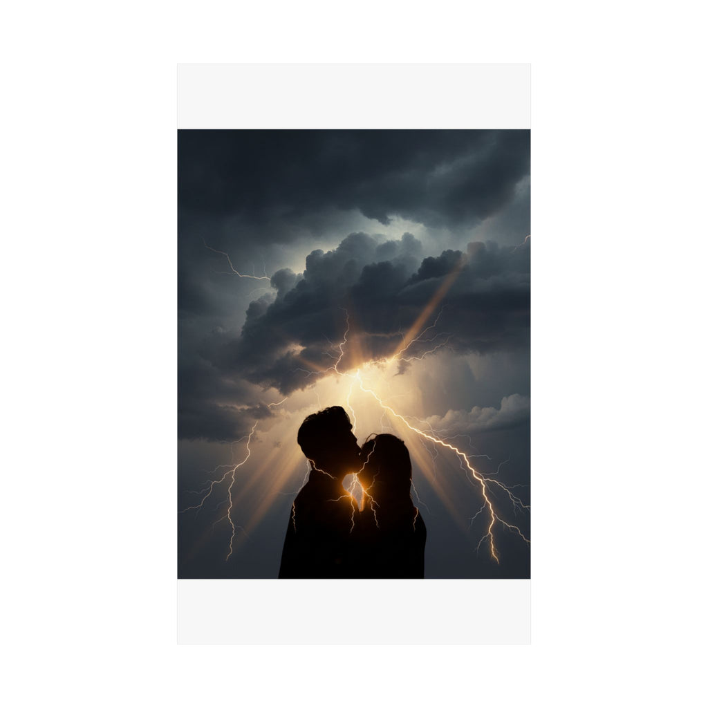 Dramatic Storm — Person — Matte Poster