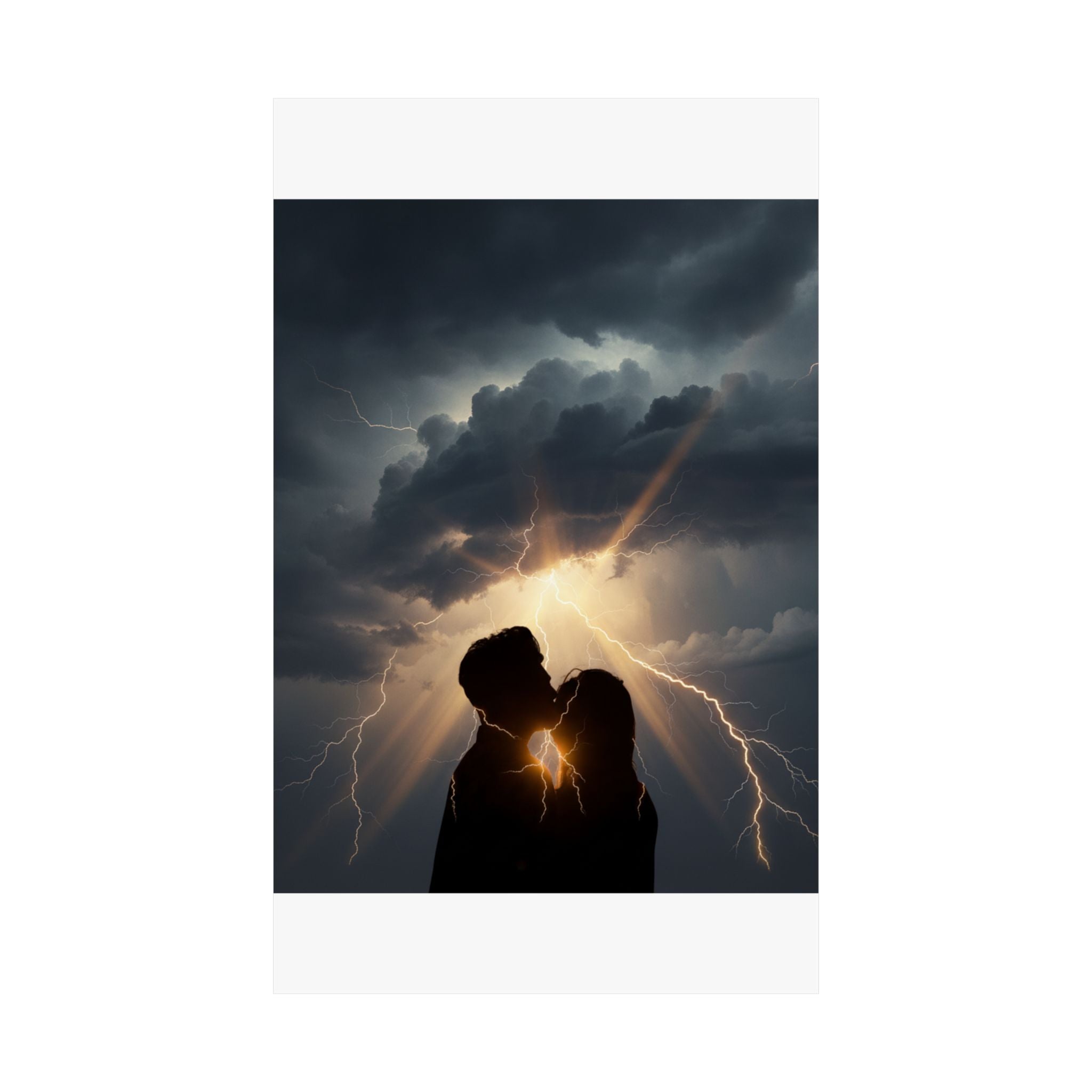 Dramatic Storm — Person — Matte Poster
