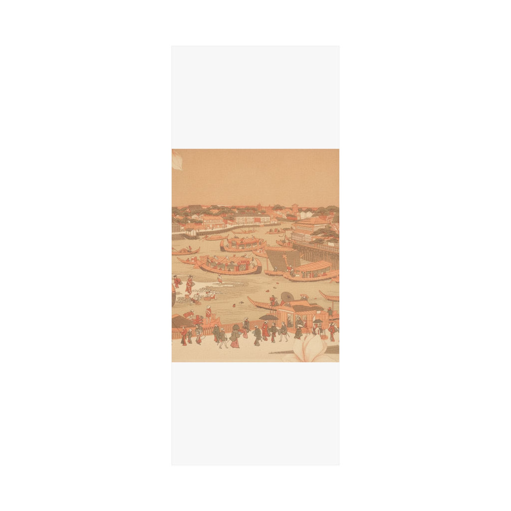 Southern Sunset — New Great Bridge At Naka Zu In Edo — Matte Poster