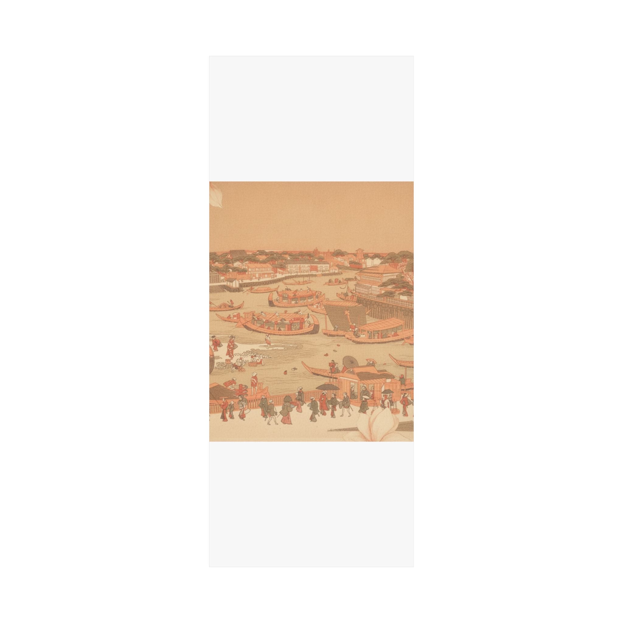 Southern Sunset — New Great Bridge At Naka Zu In Edo — Matte Poster