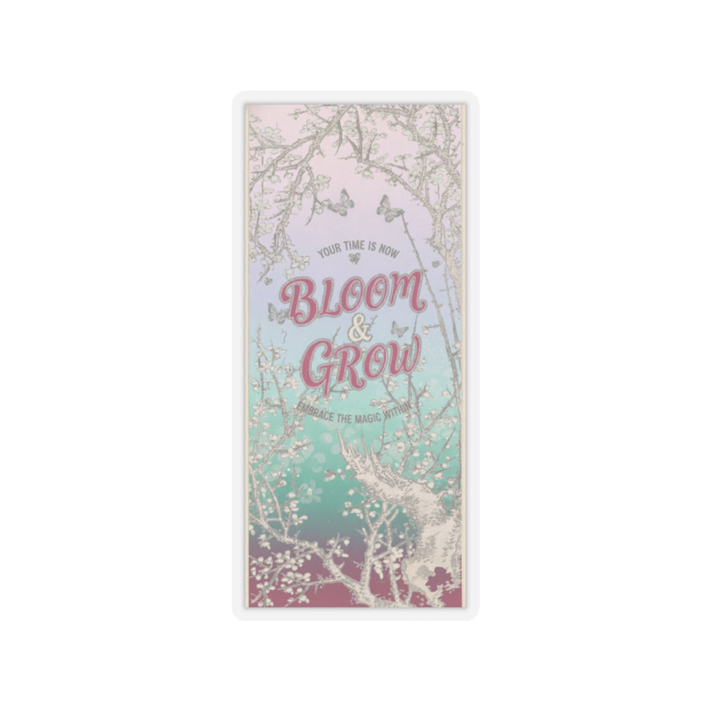 Affirmation — Plum Tree In Blossom — Kiss-Cut Sticker