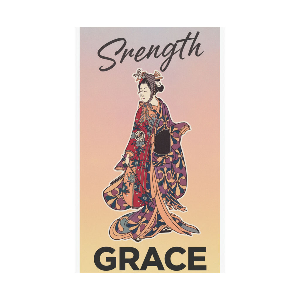 Affirmation — Segawa Kikunojō Ii As A Woman Standing — Matte Poster
