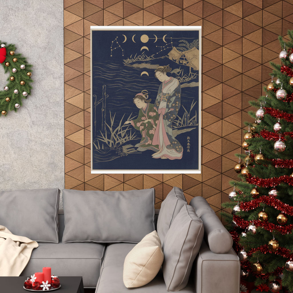 Celestial — Two Young Ladies At The Shore — Matte Poster