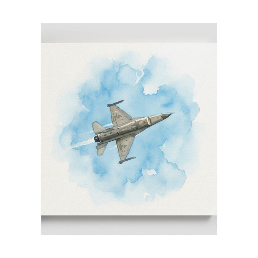 Watercolor — Aircraft — Matte Poster