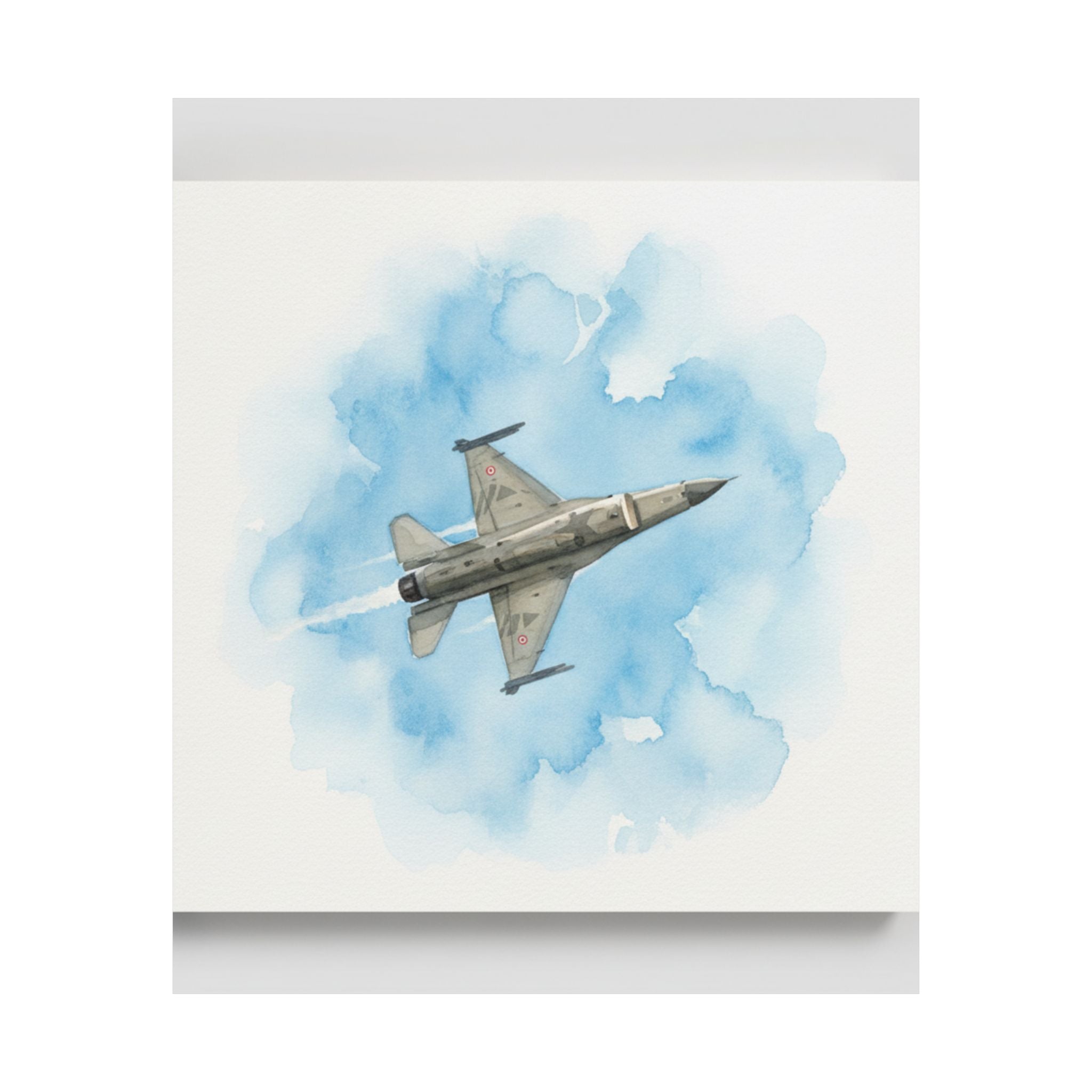 Watercolor — Aircraft — Matte Poster
