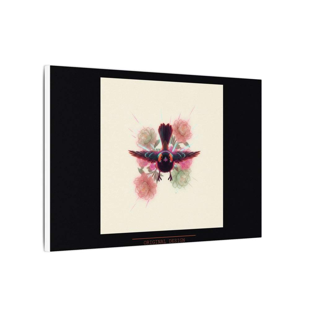 BRED IN THE CITY Flying Bird & Roses Matte Canvas