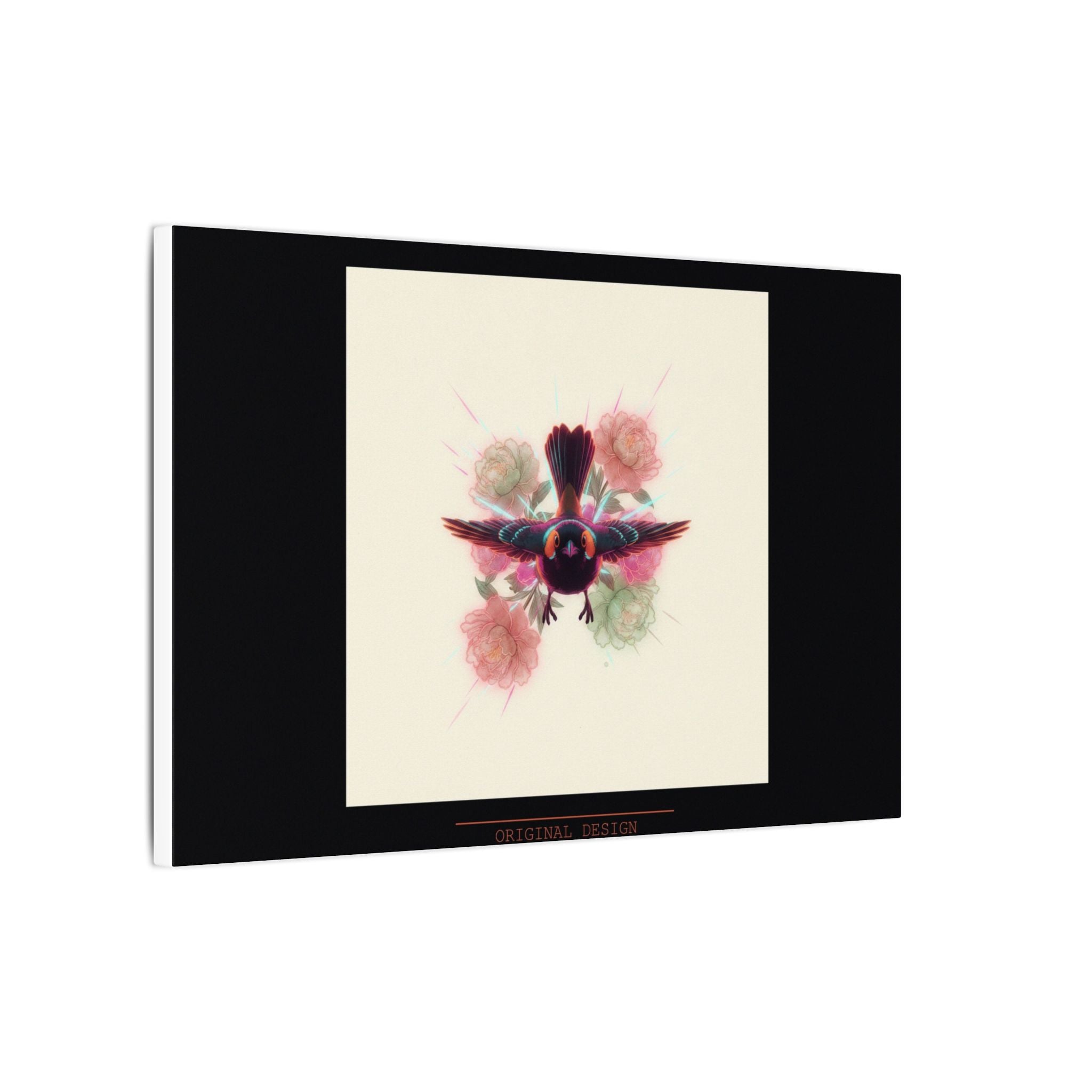 BRED IN THE CITY Flying Bird & Roses Matte Canvas