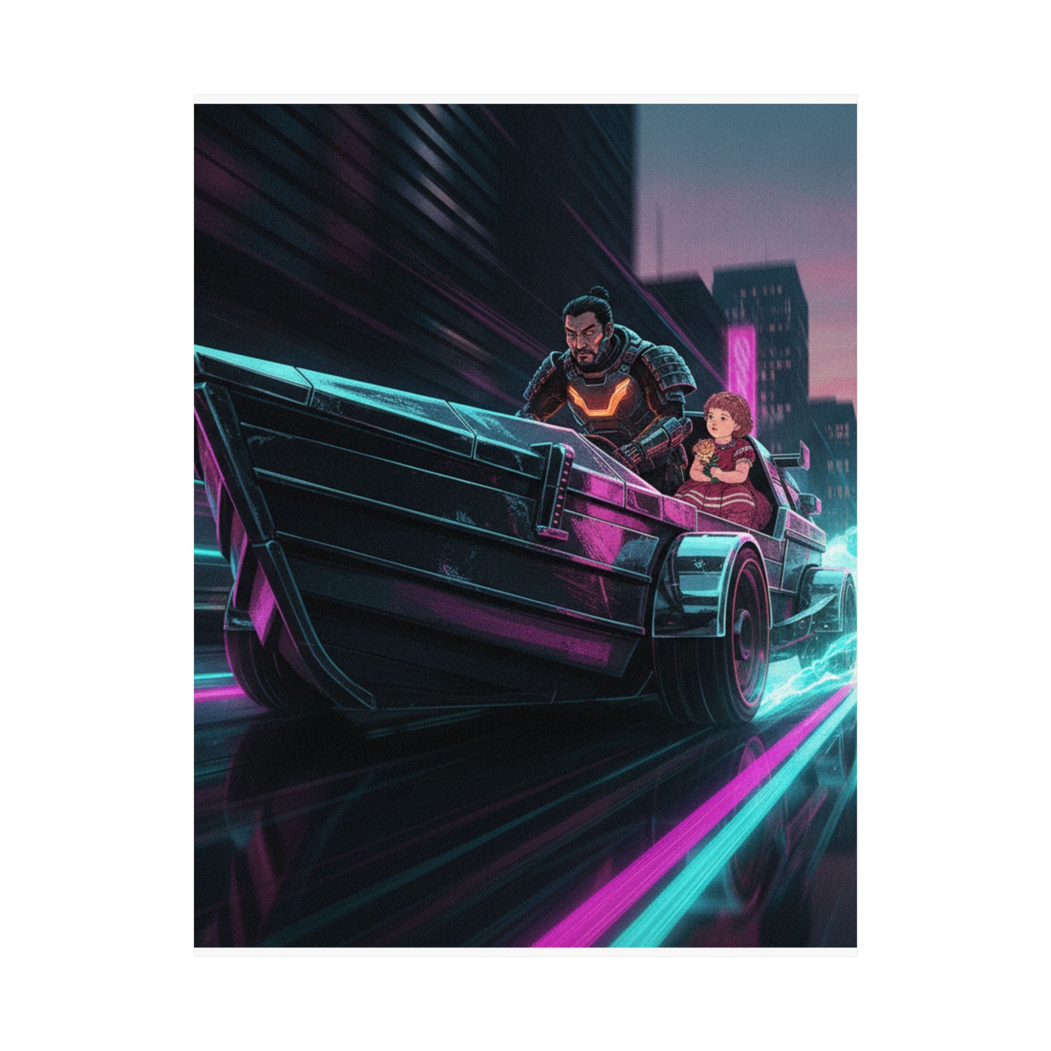 Fast Furious — 'Black Ship' (Kurofune), Illustration From Bugei Kurabu (Literary Club) — Matte Poster