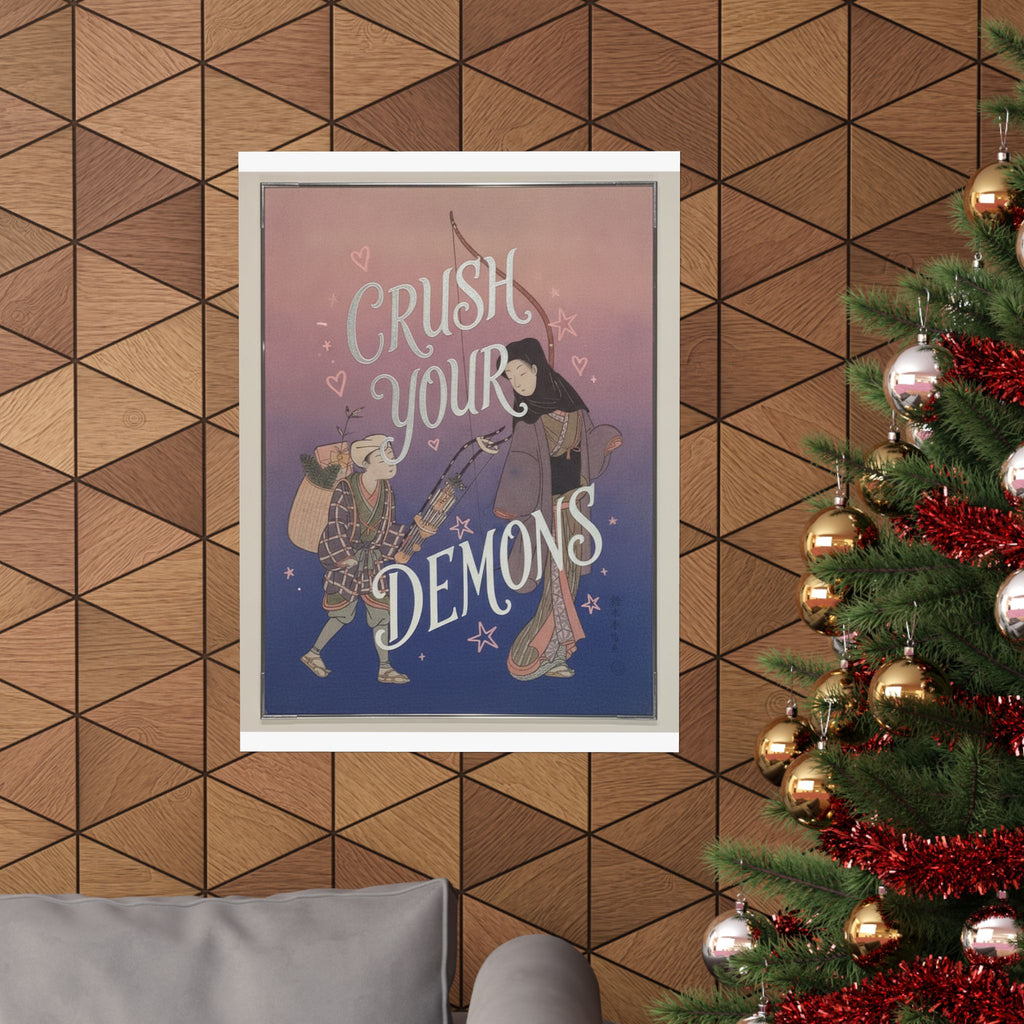 Affirmation — Demon-Crushing Bow — Matte Poster