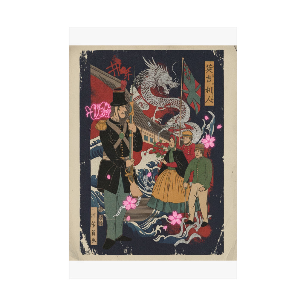 Japanese Street — Englishmen — Matte Poster